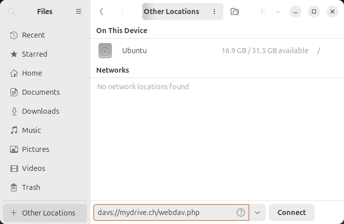Server address